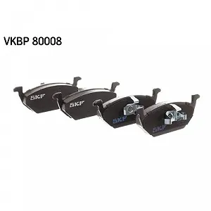 Комплект тормозных колодок дисковых SKF VKBP 80008 для AUDI SEAT SKODA VW synthetic.ua - Фото 1