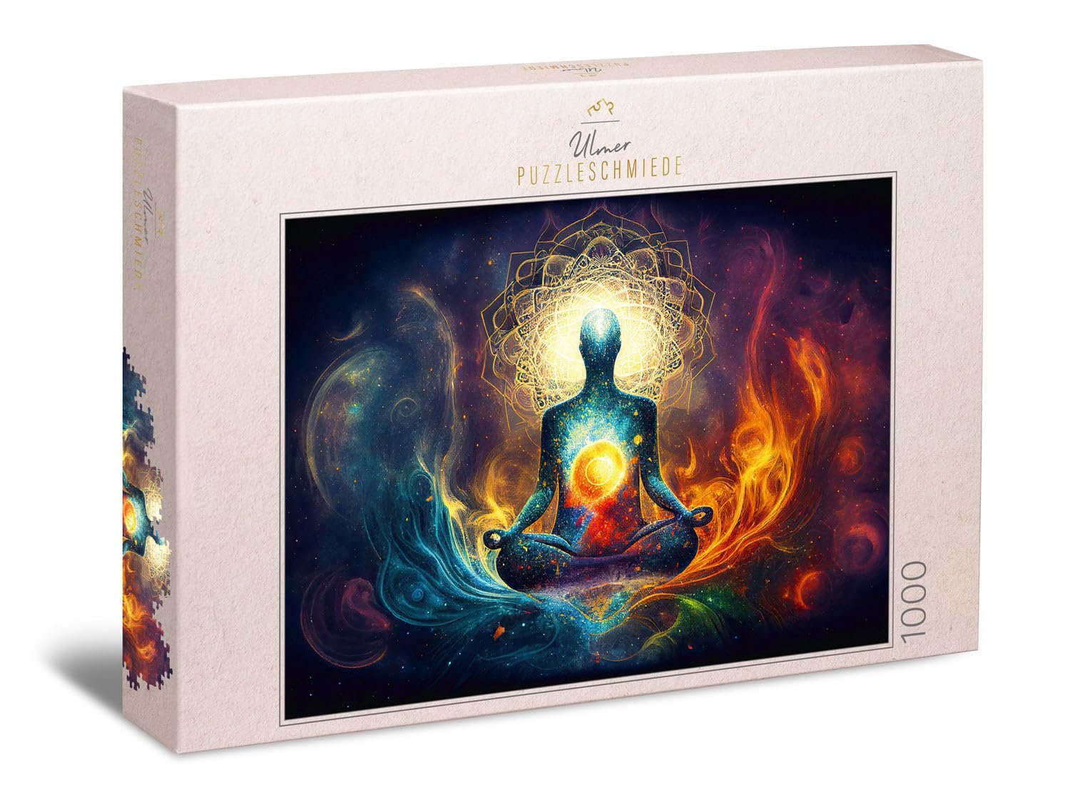 Пазл Ulmer Puzzleschmiede "Soul Flight" 1000 элементов духовный мотив на тему йоги и медитации, фото №1