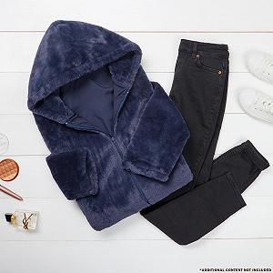 Пальто CityComfort З капюшоном Пухнасте Жіноче synthetic.ua - Фото 1