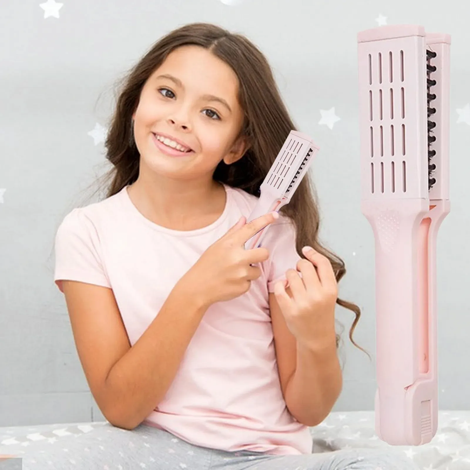 Щітка-випрямляч для волосся Hair Straightening Brush універсальна для жінок та чоловіків, фото №3 Щітка-випрямляч для волосся Hair Straightening Brush універсальна для жінок та чоловіків, фото №3