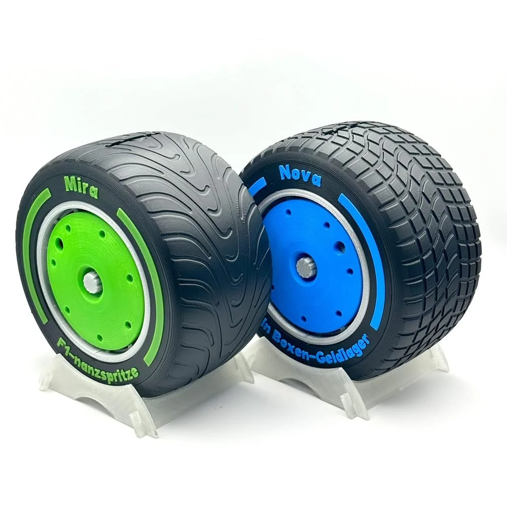 Копилка Formula 1 Wet Tyre в форме шины персонализированная, фото №7