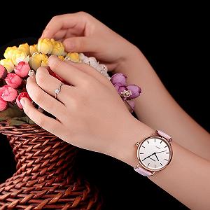 Классические часы JSDDE простые женские часы аналоговые кварцевые наручные часы Ремешок из искусственной кожи элегантные часы минималистичные наручные часы для мужчин и женщин synthetic.ua - Фото 1