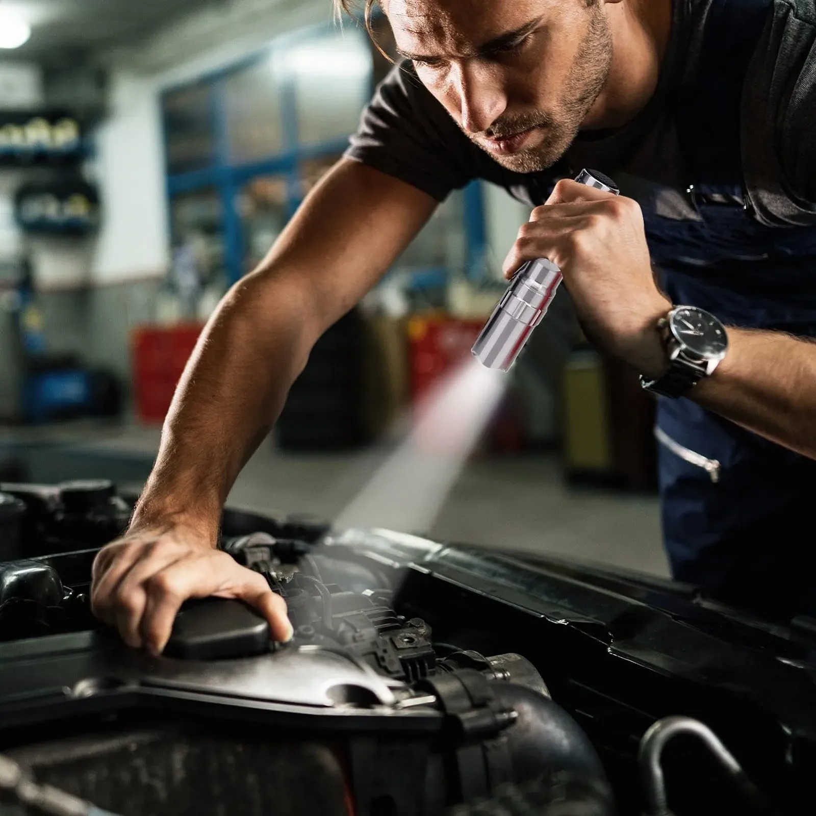 Кишеньковий LED ліхтарик Gérique Маленький, водонепроникний, високі люмени, портативний, з ремінцем, компактний для кемпінгу, походів та піших прогулянок, 8,9 x 1,9 см, фото №2