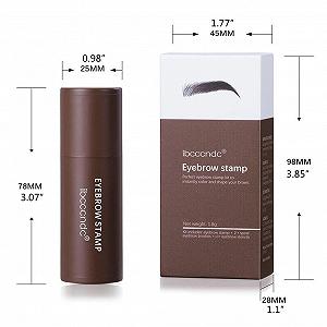 Набір штампів для брів з трафаретом і 2 пензлі Makeup Tools synthetic.ua - Фото 1