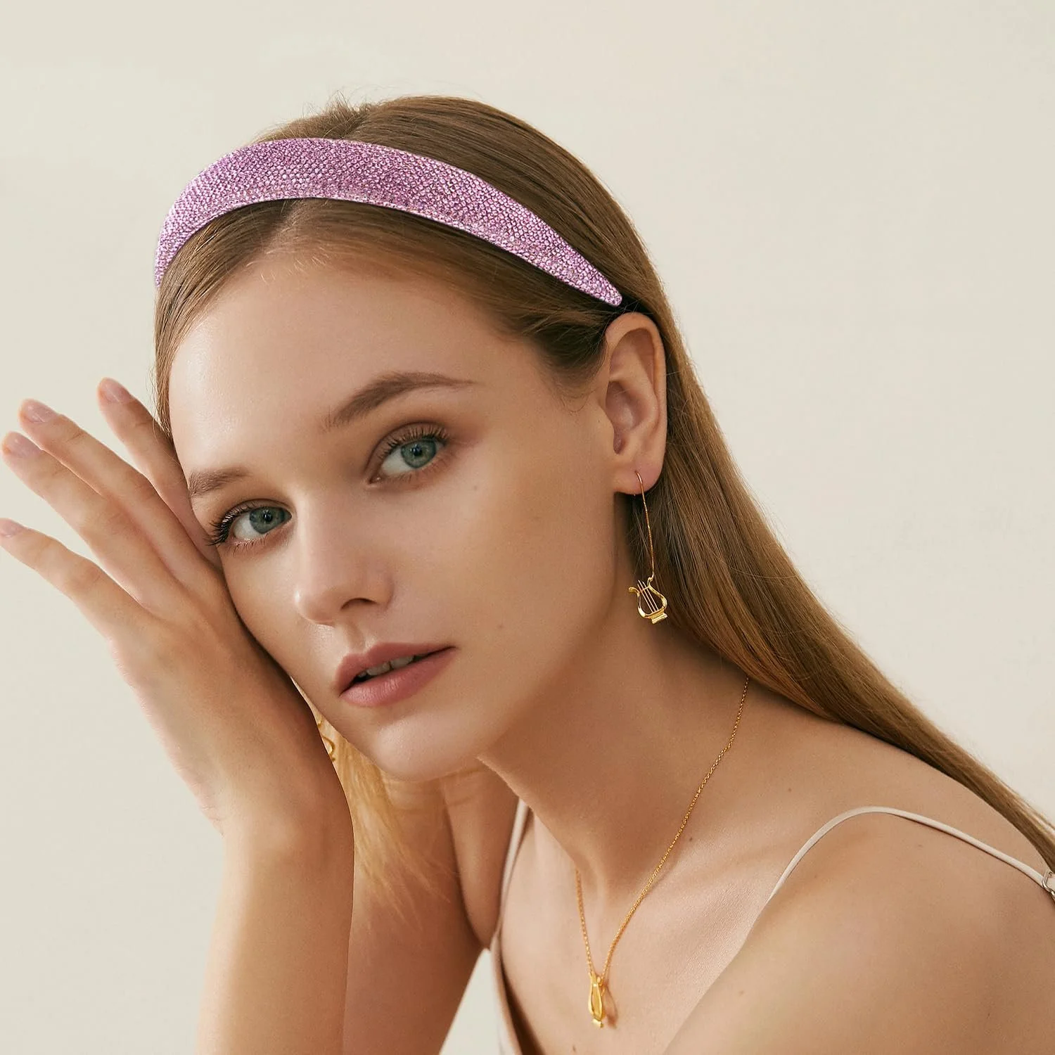 Обруч зі стразами, 2 шт, Аксесуари для волосся, фото №5