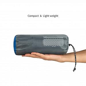 Коврик Camping Ultralight Inflatable с подушкой Оранжевый synthetic.ua - Фото 1