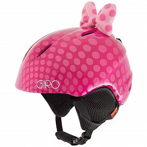 Шлем Giro Launch Plus 2019 розовый Bow Polka dots - Фото 1