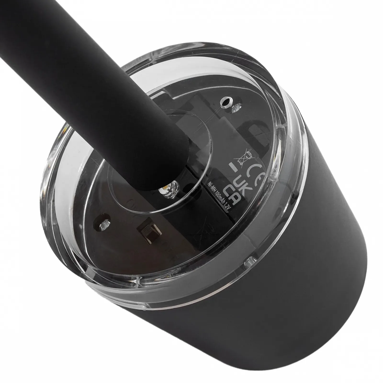 Садова світлодіодна настільна лампа Spetebo на сонячних батареях набір з 2 шт чорна, фото №5