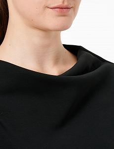 Женский свитшот s.Oliver BLACK LABEL с воротником-водопадом synthetic.ua - Фото 1