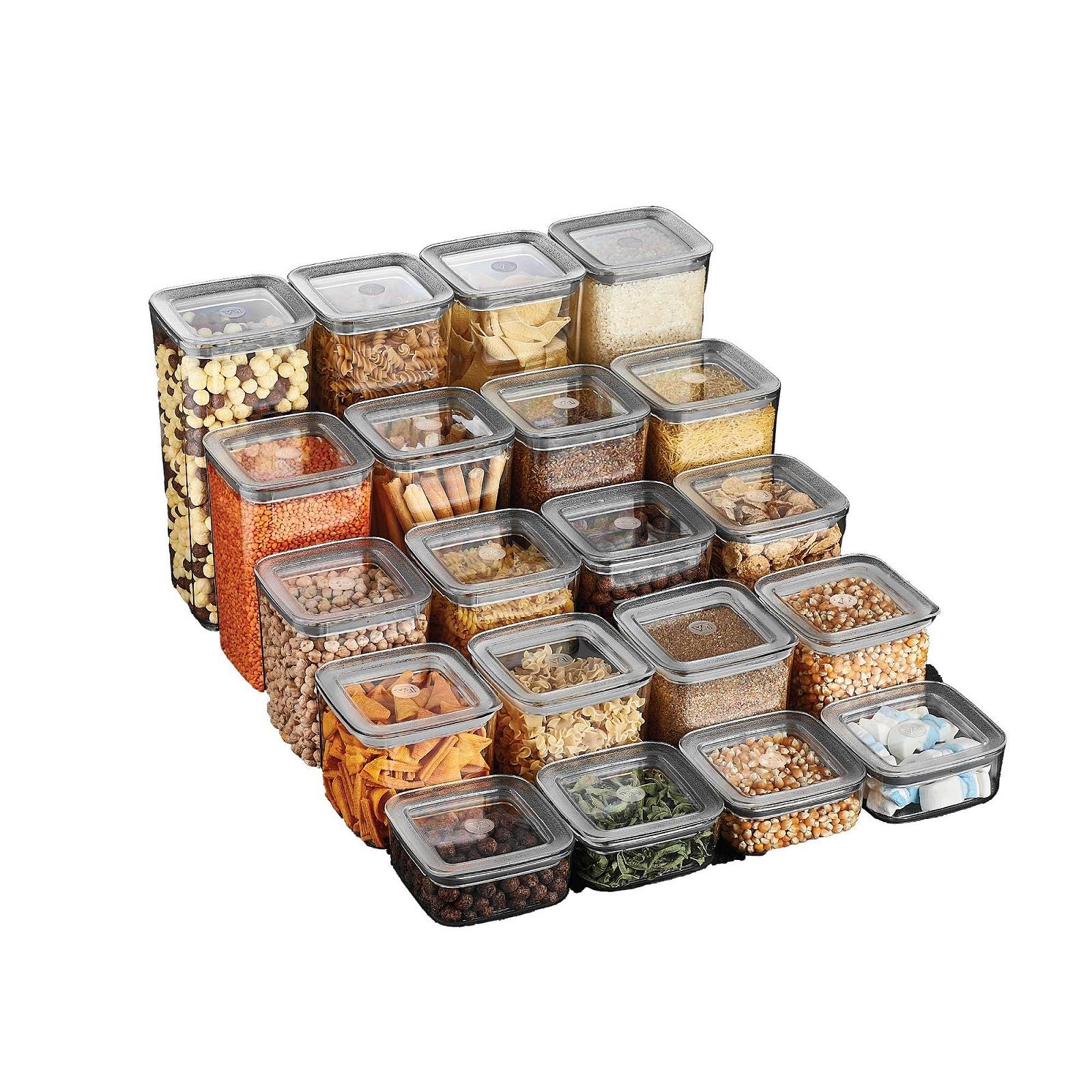 Ємності Vip Ahmet Набір 20 предметів з вакуумними кришками BPA-Free 5 розмірів, фото №1 Ємності Vip Ahmet Набір 20 предметів з вакуумними кришками BPA-Free 5 розмірів, фото №1