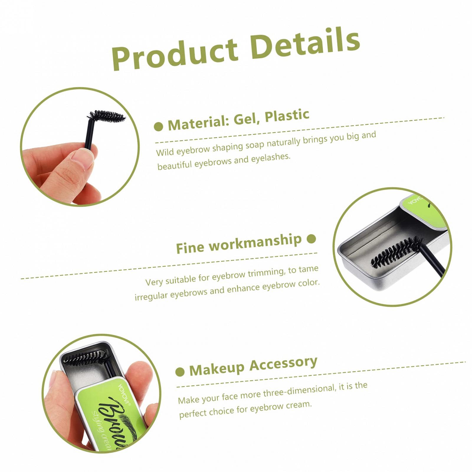 Набір Healvian Натуральна туш для вій Догляд за бровами Крем для укладання Транспортний гель для брів Крем для брів Мильниця для брів Водостійке мило для брів, фото №2 Набір Healvian Натуральна туш для вій Догляд за бровами Крем для укладання Транспортний гель для брів Крем для брів Мильниця для брів Водостійке мило для брів, фото №2