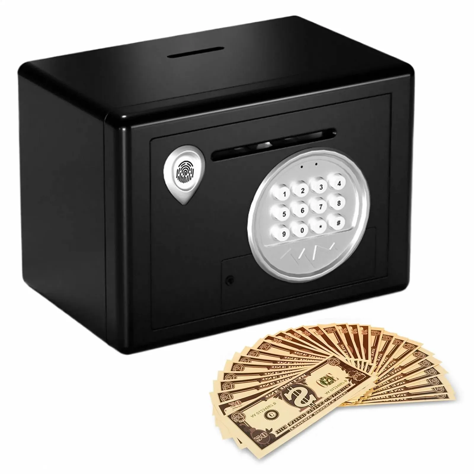 Скарбничка електронна з кодовим замком та сенсорним керуванням ABS, фото №6