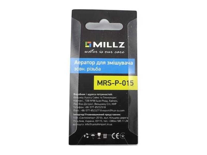 Аератори для змішувача зовнішня різьба М24 Millz MRS-P-015, фото №5