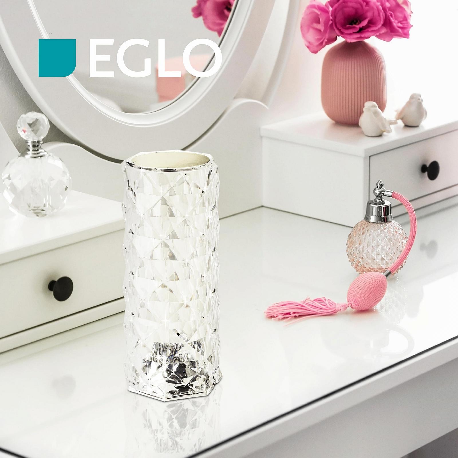 Настільна лампа EGLO Lucignano LED RGB Акумуляторна Сенсорна Прозорий, фото №4