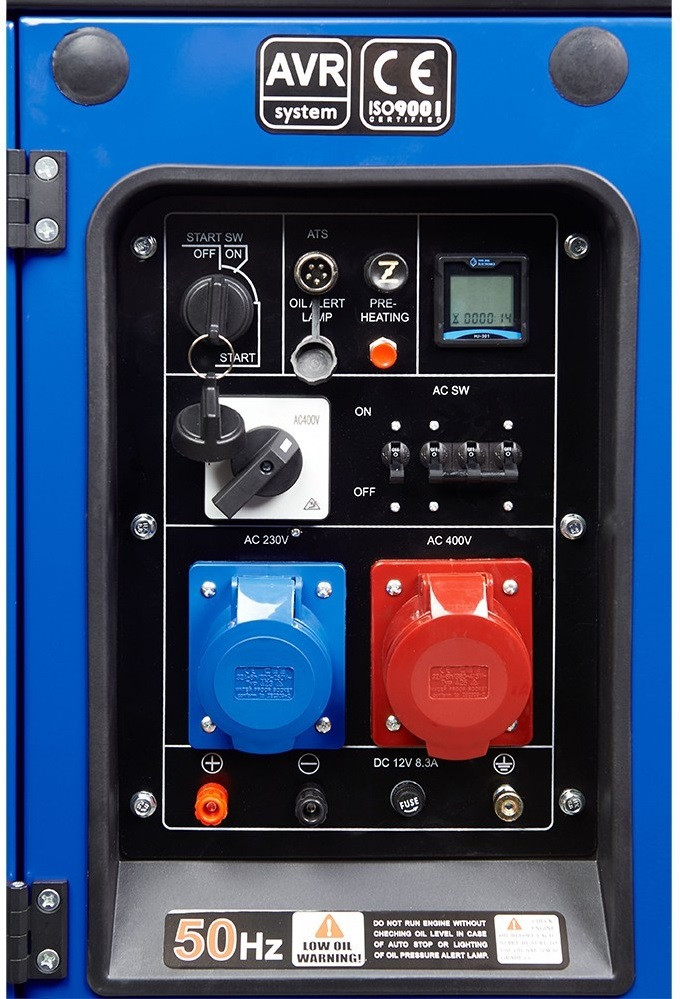 Kit Energy Генератор дизельний EnerSol 8.0кВт, одно/трьохфазний 221кг, фото №6 Kit Energy Генератор дизельний EnerSol 8.0кВт, одно/трьохфазний 221кг, фото №6