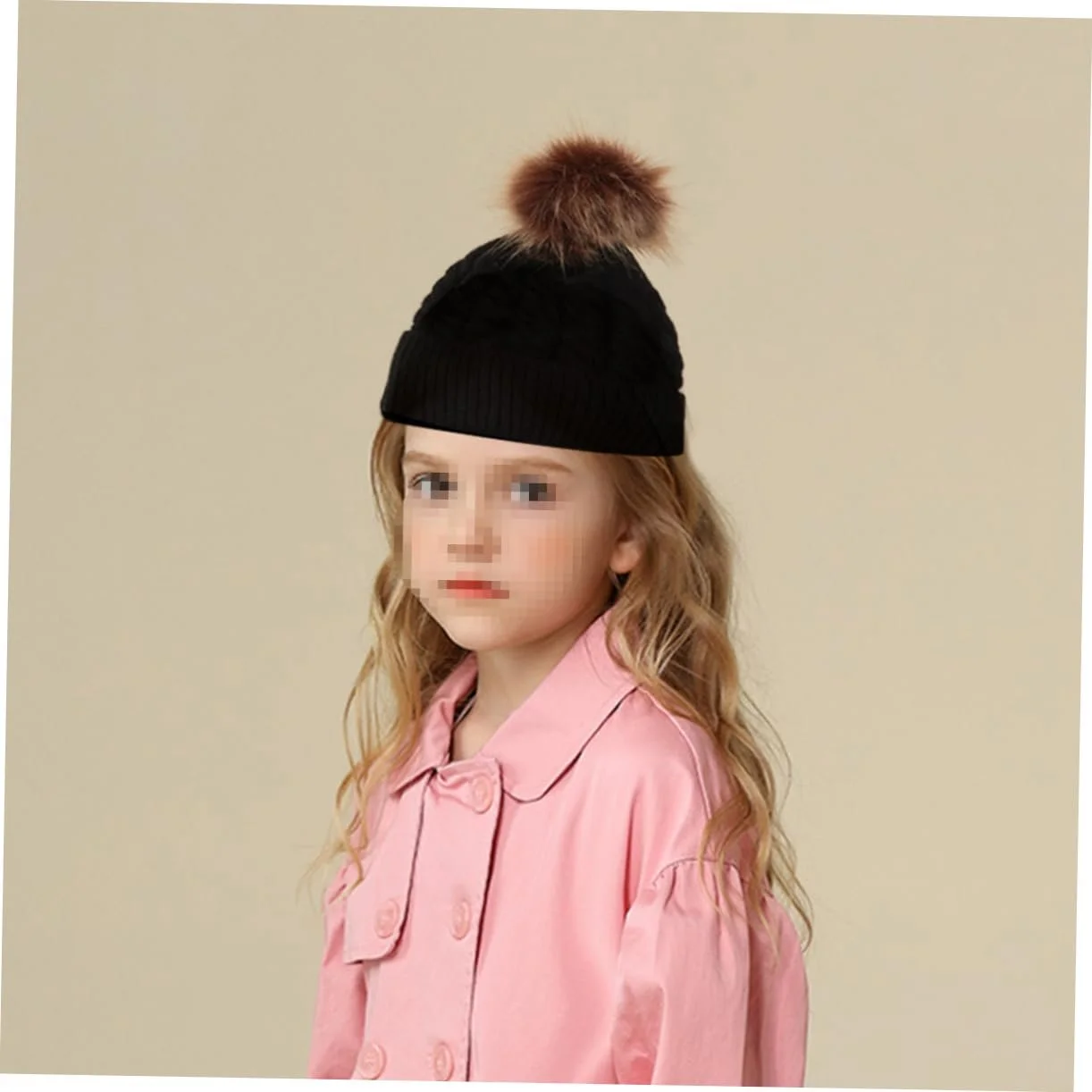 В'язана шапка LIFKOME для дітей, шапка-вушанка, фото №3