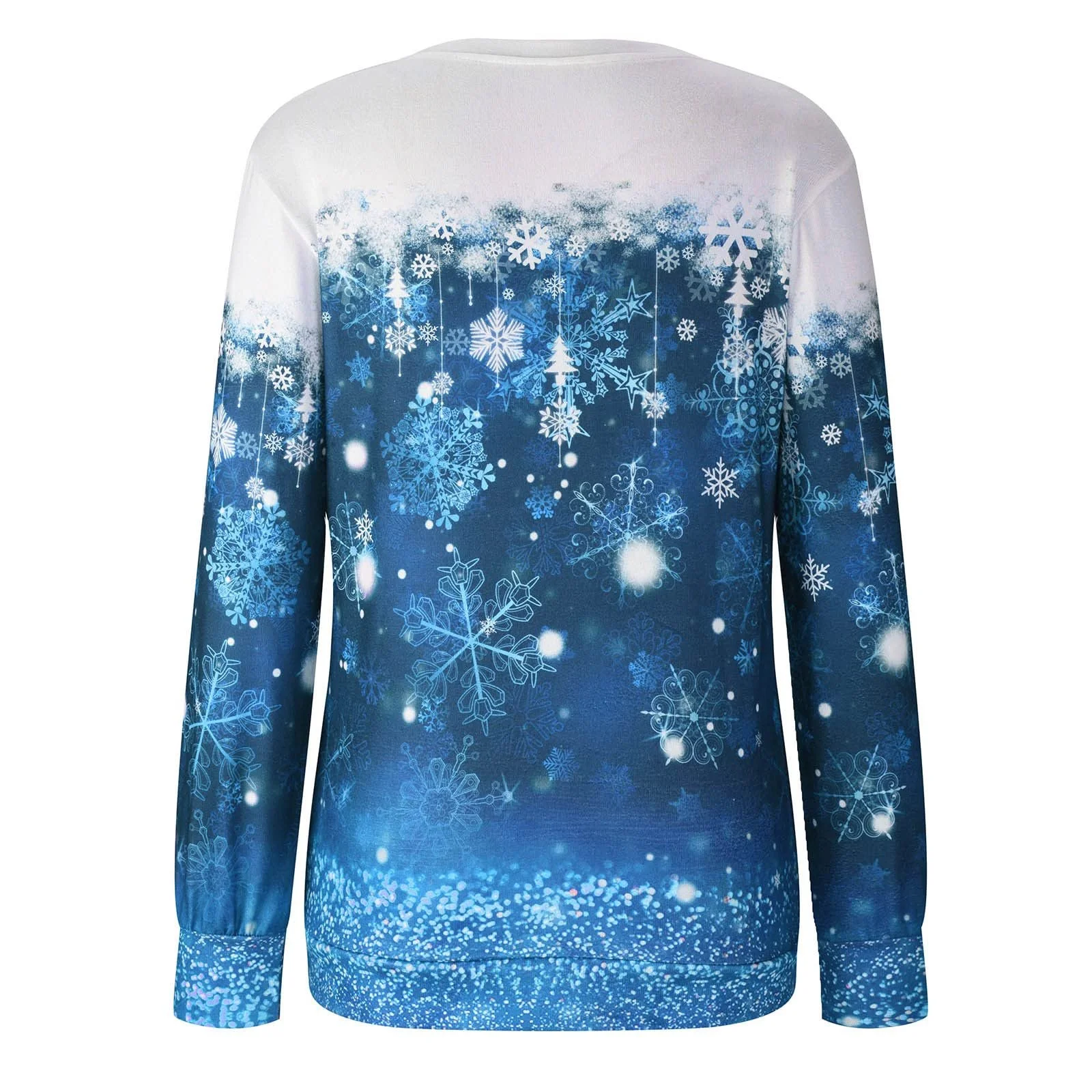 Женская Толстовка Lemoiitea Basic Print Рождественская, фото №4