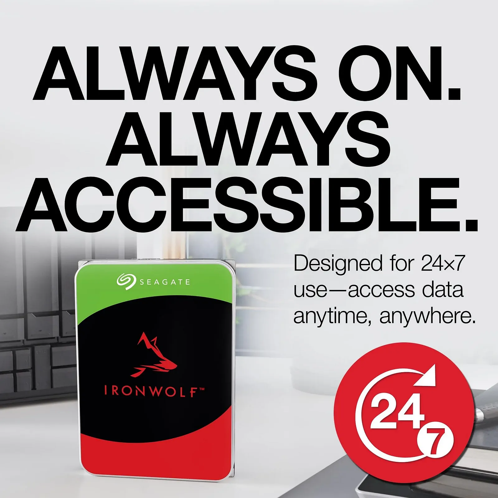 Внутренний жесткий диск Seagate IronWolf ST10000VN0008 10 ТБ 3.5" 7200 rpm CMR 256 МБ SATA 6 ГБ/с Серебристый, фото №5 Внутренний жесткий диск Seagate IronWolf ST10000VN0008 10 ТБ 3.5" 7200 rpm CMR 256 МБ SATA 6 ГБ/с Серебристый, фото №5