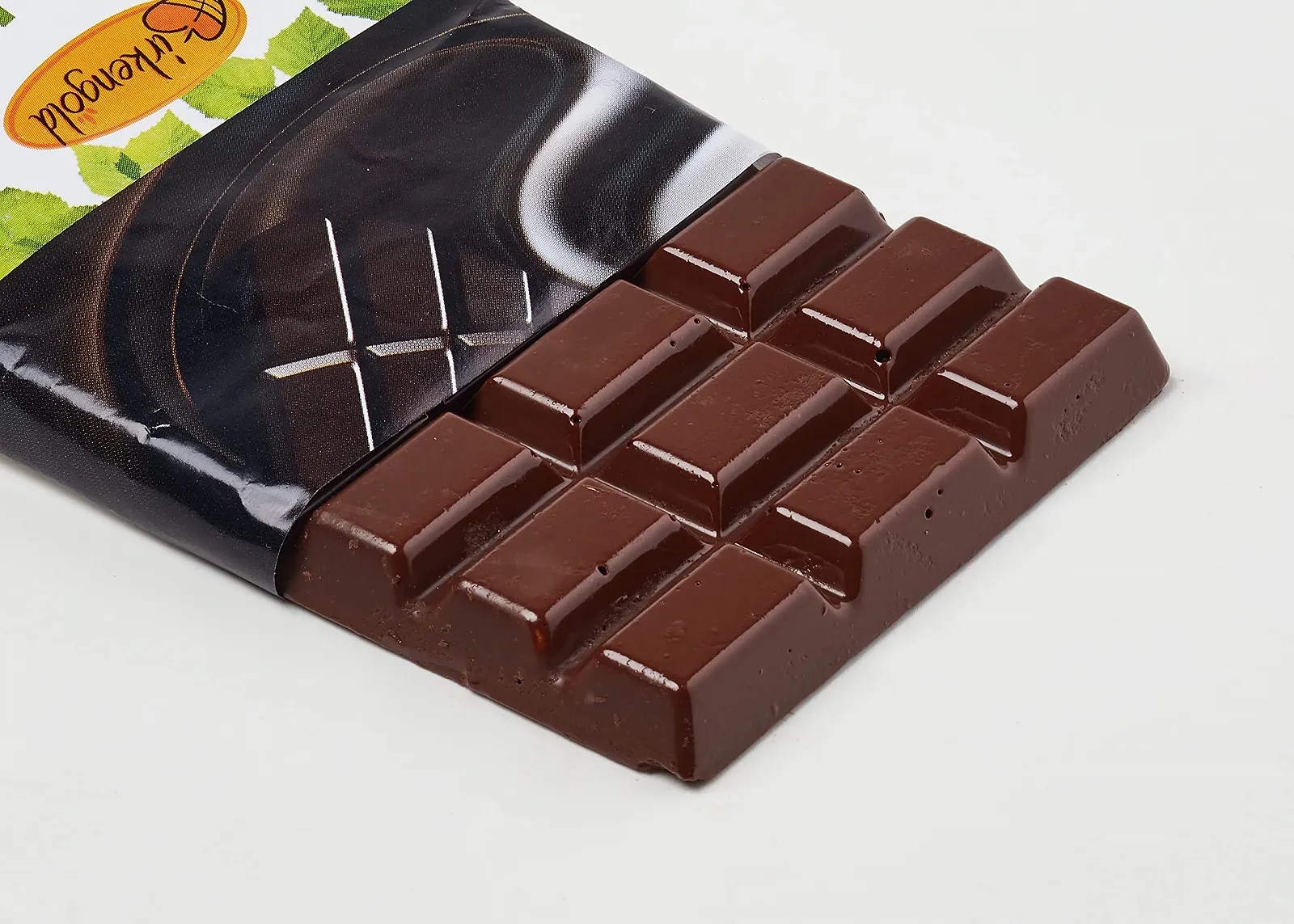 Шоколад Birkengold Hazelnut 100 г, 55% какао, з ксилітолом, Fair Trade, веганський, фото №6