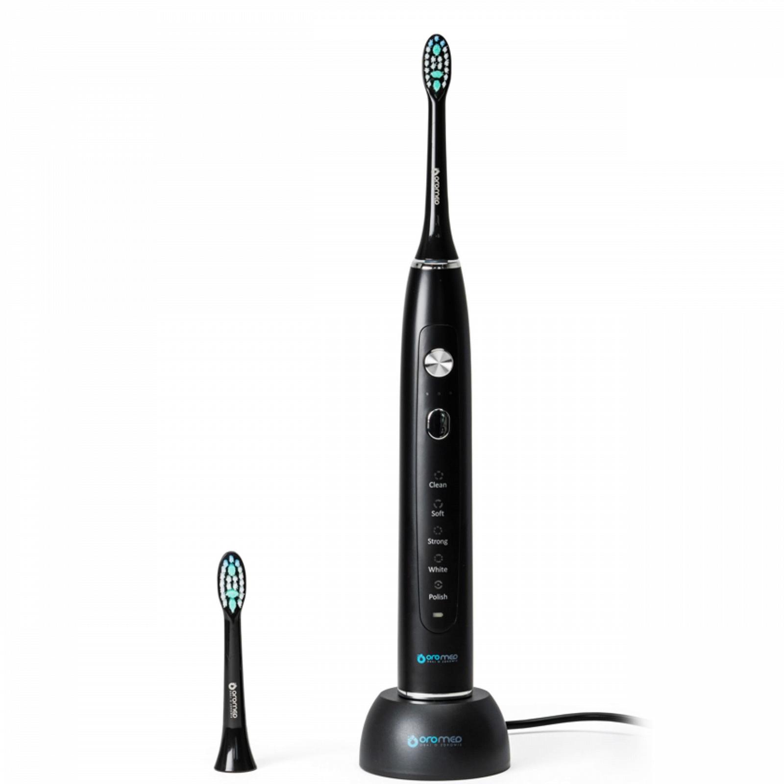 Електрична звукова зубна щітка Oromed ORO-SONIC X PRO Black, фото №6