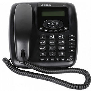 Стационарный телефон Logicom Tel Filaire Aero50 Noir Bibloc Стационарный телефон Logicom Tel Filaire Aero50 Noir Bibloc