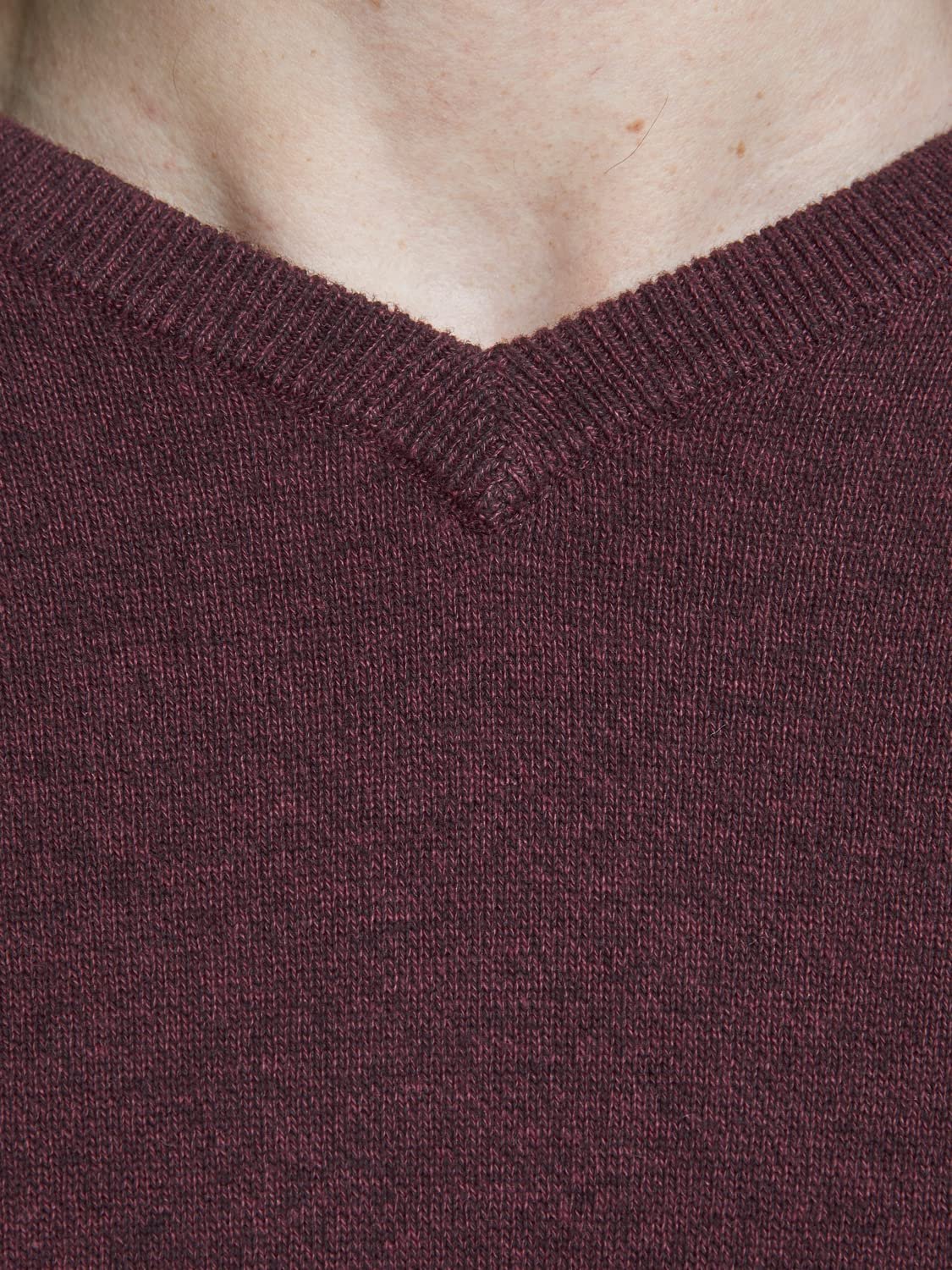 Джемпер в'язаний з V-подібним вирізом JACK & JONES Чоловічий, фото №3