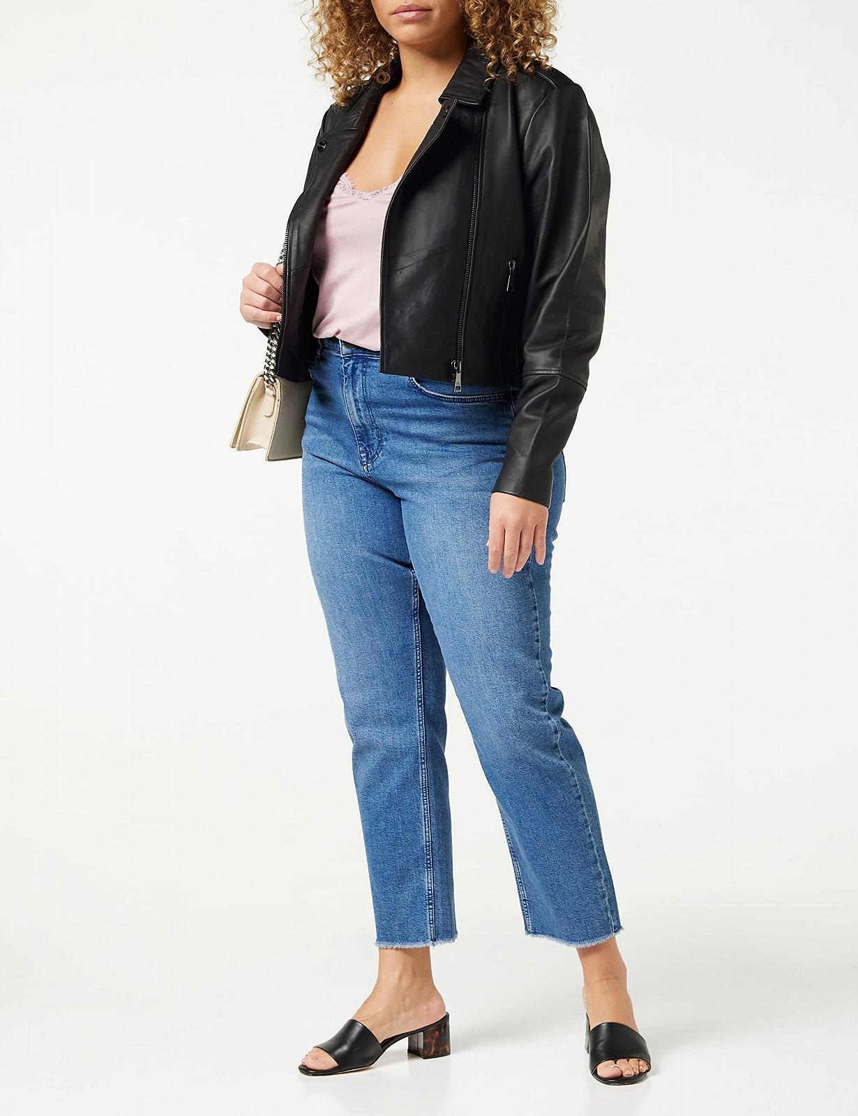 Куртка шкіряна Ted Baker SSALLI Cropped жіноча, фото №5