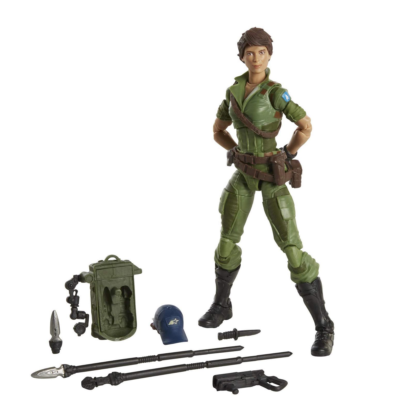 Фігурка G.I. Joe Hasbro Classified Series Lady Jaye 25, колекційна, іграшка преміум-класу з численними аксесуарами, масштаб 6 дюймів, з унікальним оформленням пакування CS, колір Rocket Cranberry, фото №1