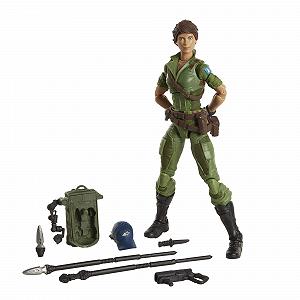 Фігурка G.I. Joe Hasbro Classified Series Lady Jaye 25, колекційна, іграшка преміум-класу з численними аксесуарами, масштаб 6 дюймів, з унікальним оформленням пакування CS, колір Rocket Cranberry - Фото 1