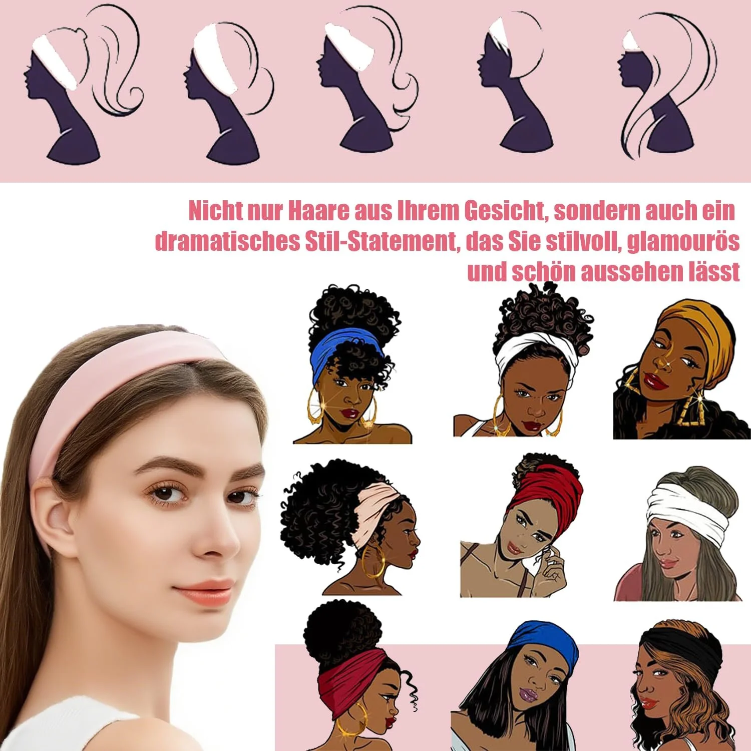 Набір пов'язок на голову, фото №3