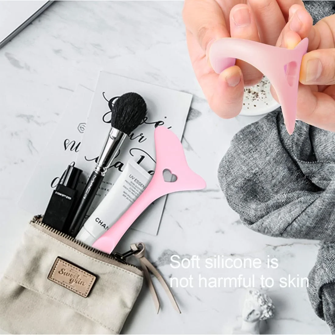 Шаблон LYQNIHOB Reusable Eyeliner з крильцями Силіконовий, фото №4