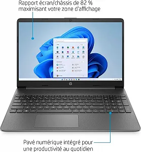 Купить Ноутбук 15.6" HP 15s-fq0003sf Intel Celeron N4120 RAM 4GB SSD 128GB Windows 11 - Фото 1 Ноутбук 15.6" HP 15s-fq0003sf Intel Celeron N4120 RAM 4GB SSD 128GB Windows 11 - Фото 1