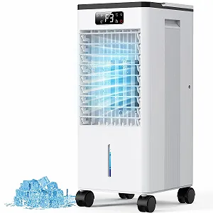 Повітроохолоджувач 4-в-1 7.5 L Таймер 60° Осциляція Пульт ДК 4 холодоагенти - Фото 1