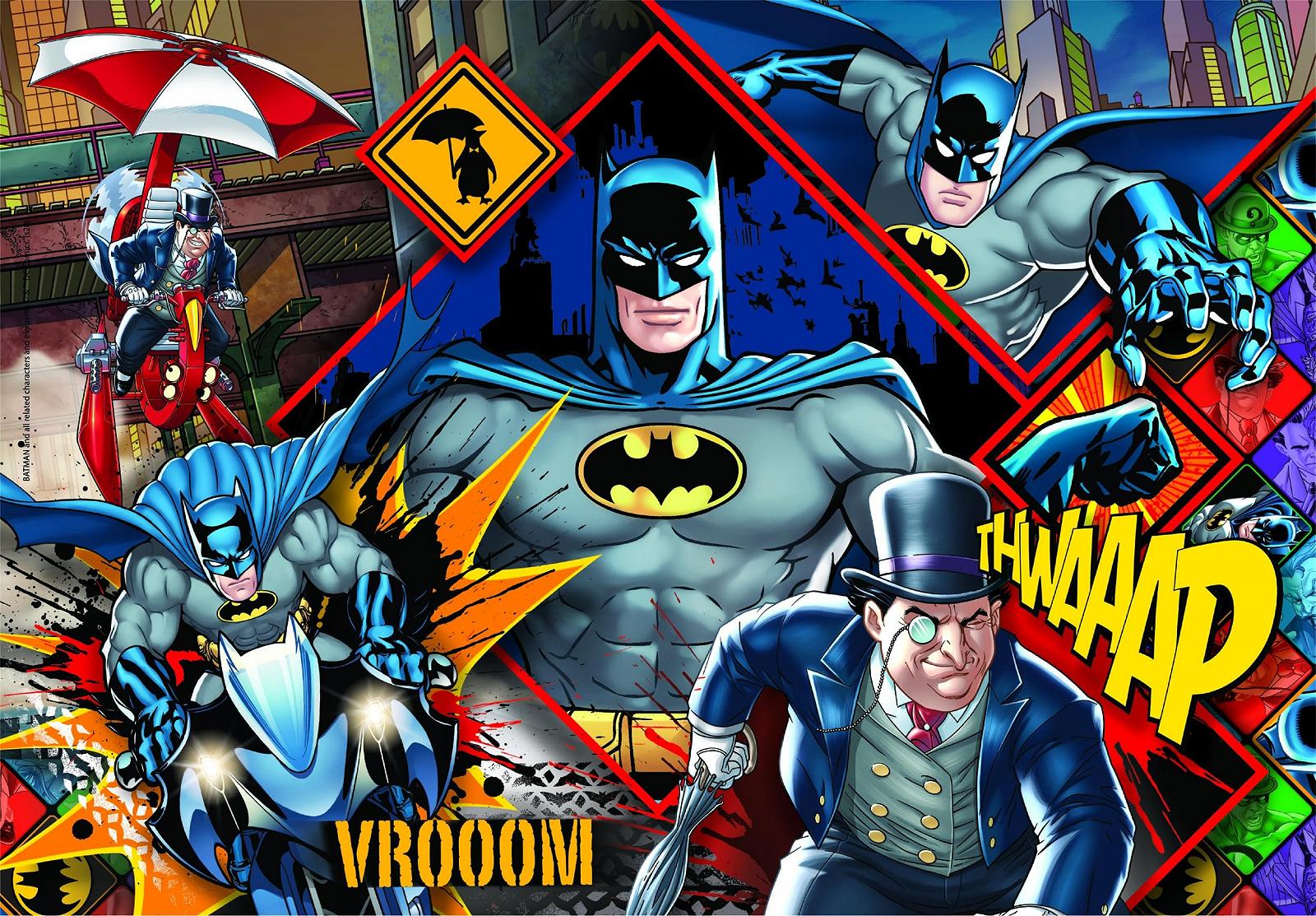 Пазл Clementoni Supercolor Batman 29108 180 элементов 48,5 x 33,5 см, фото №1