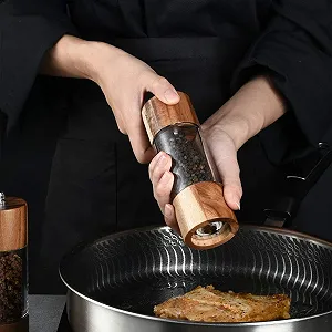 Млин Дерев'яний акриловий ручний кухонний помічник, 2 шт synthetic.ua - Фото 1