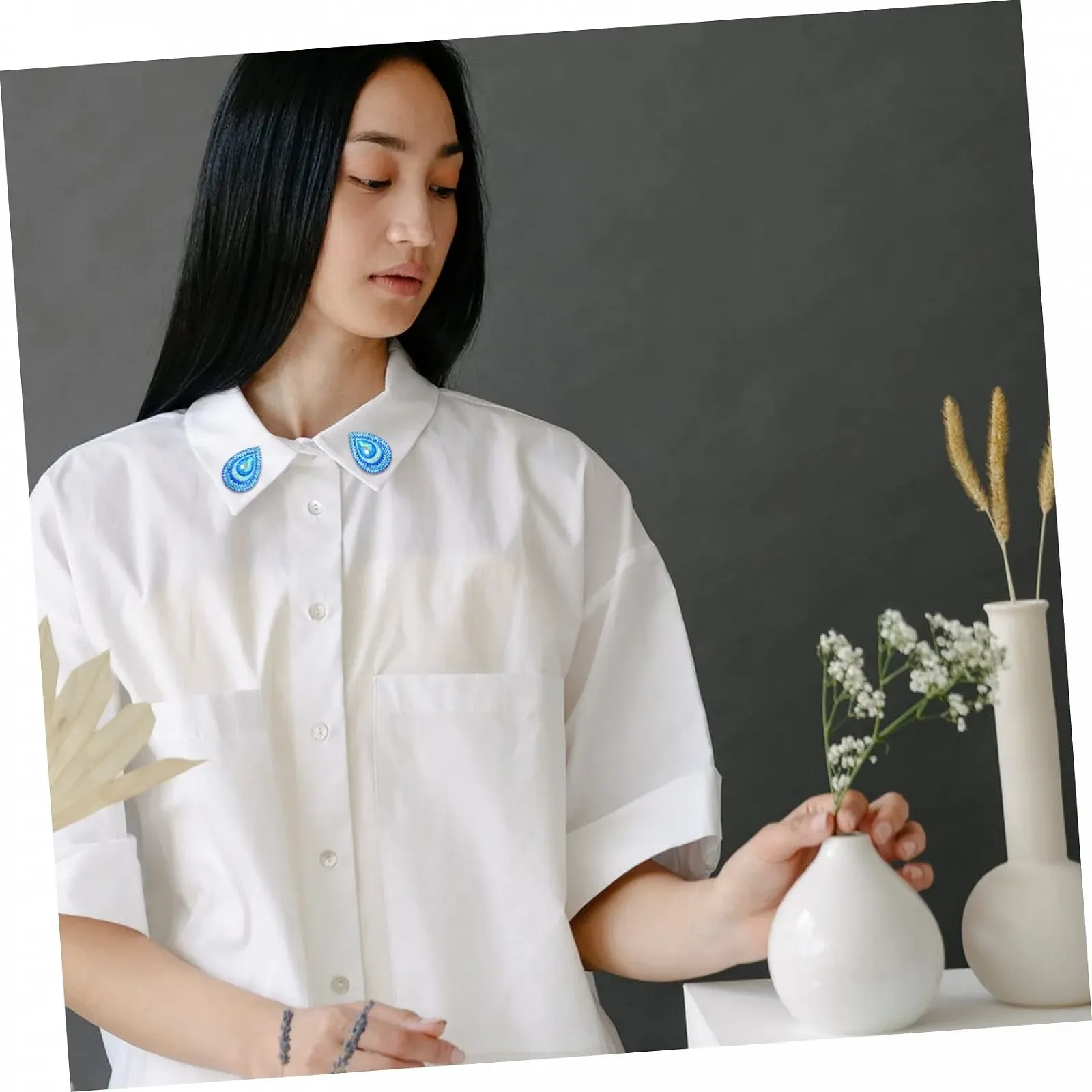 Стразы Капля Декоративные Бриллианты Блестящие Модные Ювелирные Изделия для Одежды Края Свадебного Платья Самодельные Украшения для Ногтей Смола Синий, 2 шт, фото №5