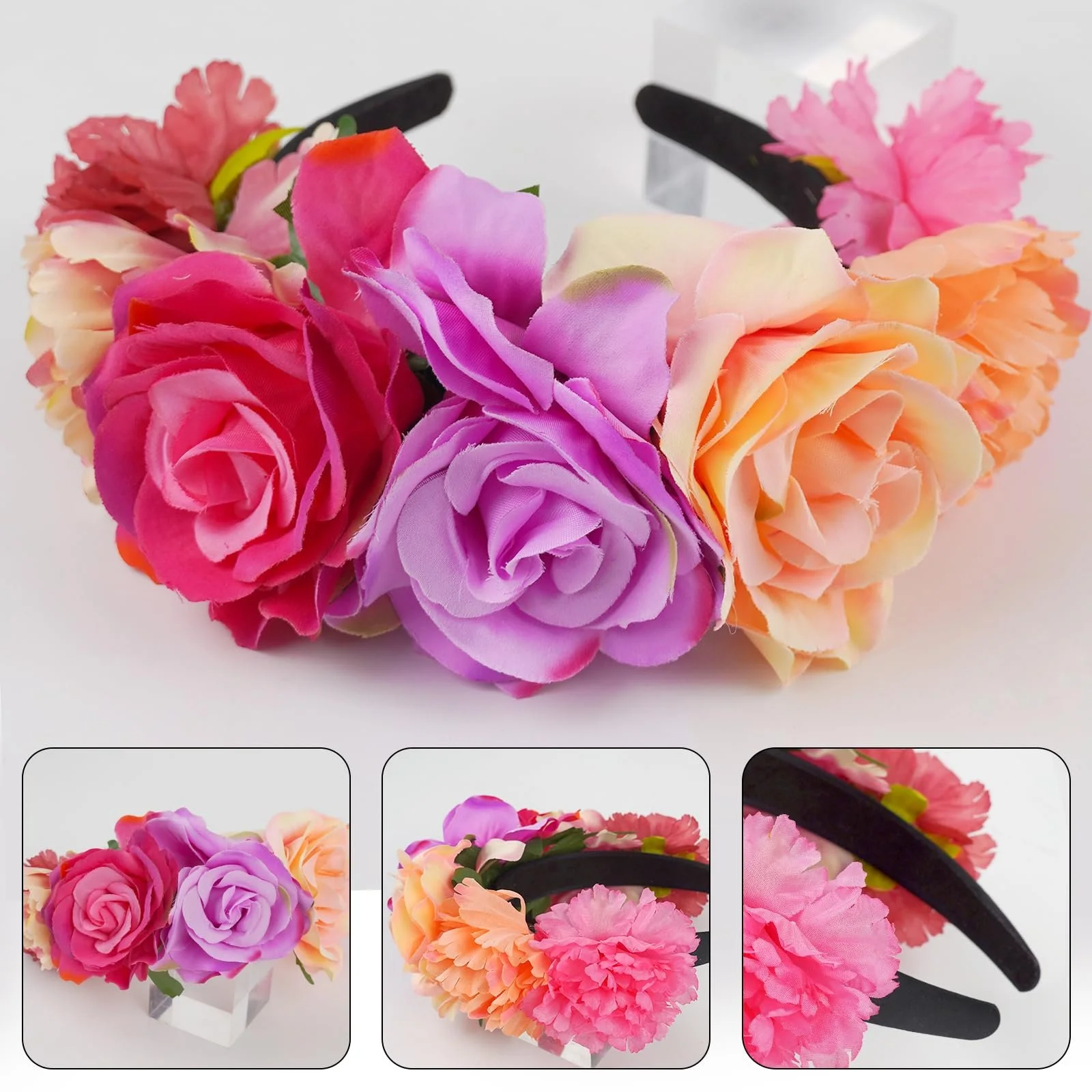 Обруч для волосся Квітка, фото №3