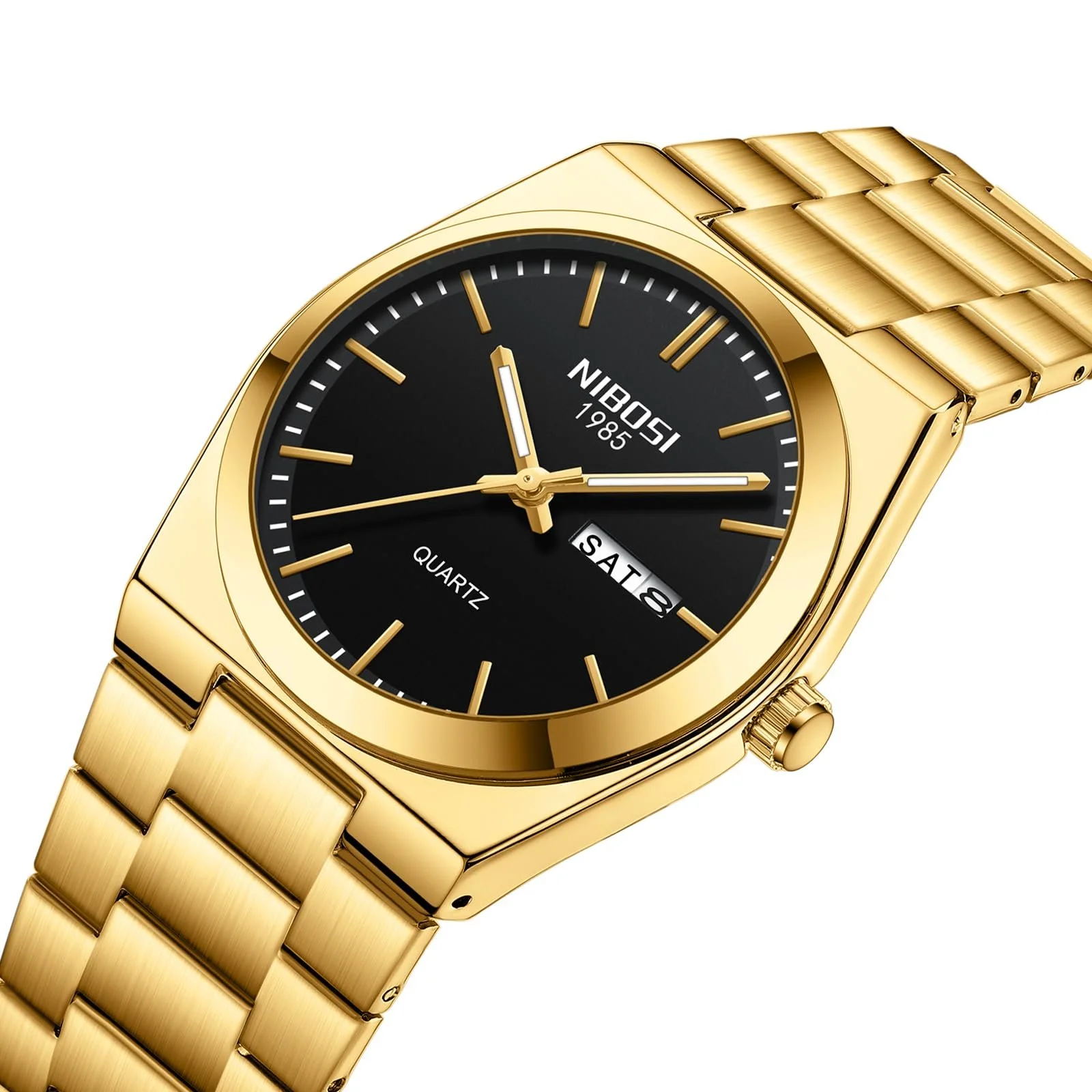 Годинник NIBOSI Чоловічий Аналоговий Кварцовий з Нержавіючої Сталі Водонепроникний, фото №2