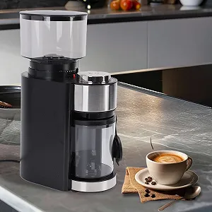 Электрическая кофемолка HEEPDD, из нержавеющей стали, регулируемая, для дома, офиса и любителей кофе (EU Plug 220 V) synthetic.ua - Фото 1