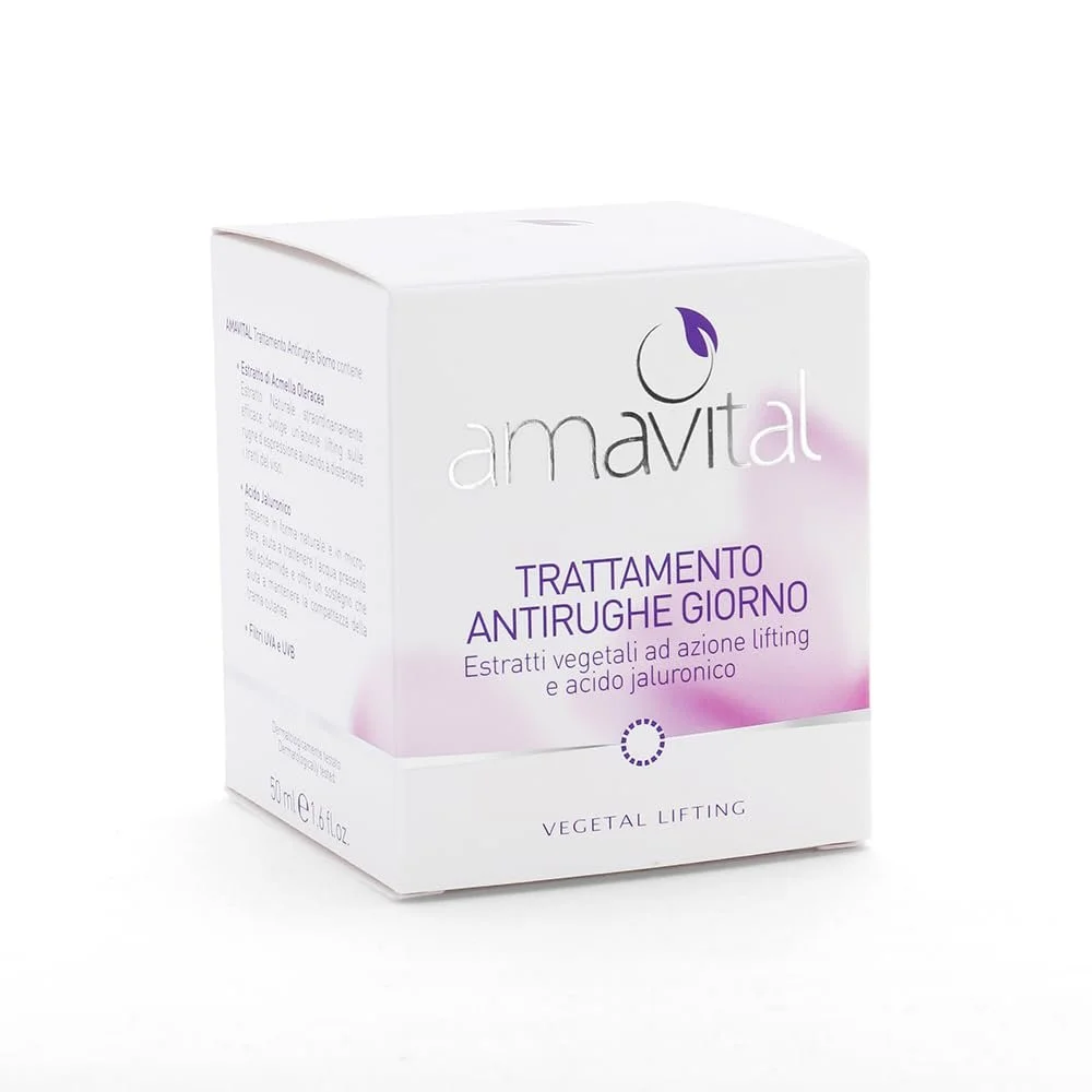 Денний крем Amavital Anti-Wrinkle Vegetal Lifting, Smoothing & Firming 50 мл, фото №2 Денний крем Amavital Anti-Wrinkle Vegetal Lifting, Smoothing & Firming 50 мл, фото №2