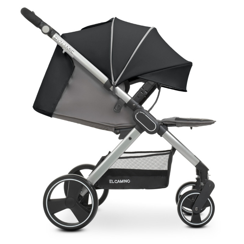 Коляска прогулочная El Camino Dynamic V2 ME-1053-Onyx темно-серая, фото №6 Коляска прогулочная El Camino Dynamic V2 ME-1053-Onyx темно-серая, фото №6