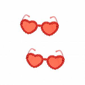 Сонцезахисні окуляри Серце (2 шт.) PACKOVE Ретро ромашка - Фото 1