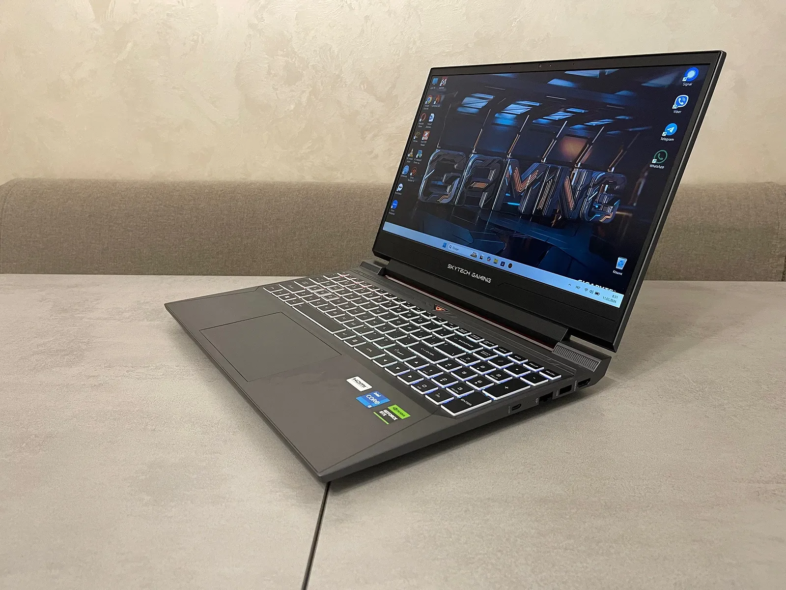 Ігровий ноутбук Skytech Gaming ST-ARES-0001-G-OR, 15,6" FHD IPS 144 Hz, 16 GB, 1 TB, NVidia GeForce RTX 4050 6 GB, фото №2