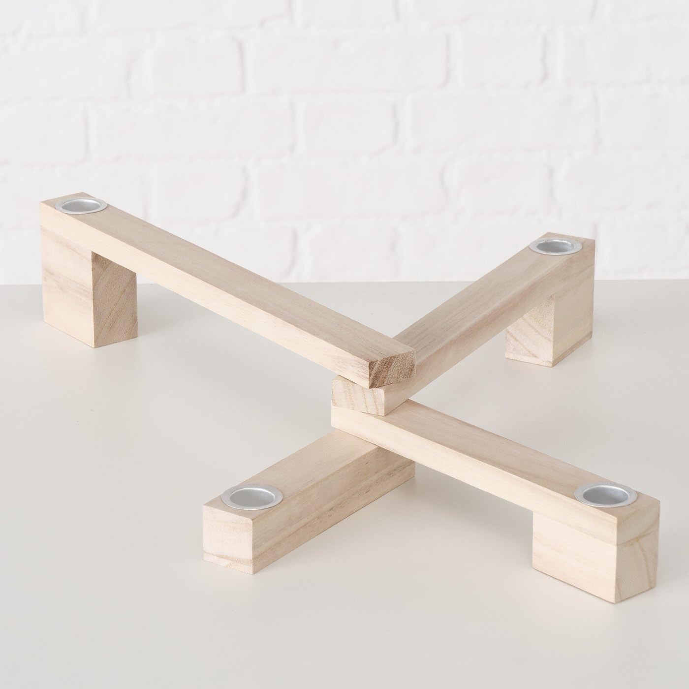 Підсвічник ReWu Ebba Дерев'яний Підсвічник для Вузьких Свічок Регульований Різдвяний Природний 4 Підставки, фото №3 Підсвічник ReWu Ebba Дерев'яний Підсвічник для Вузьких Свічок Регульований Різдвяний Природний 4 Підставки, фото №3