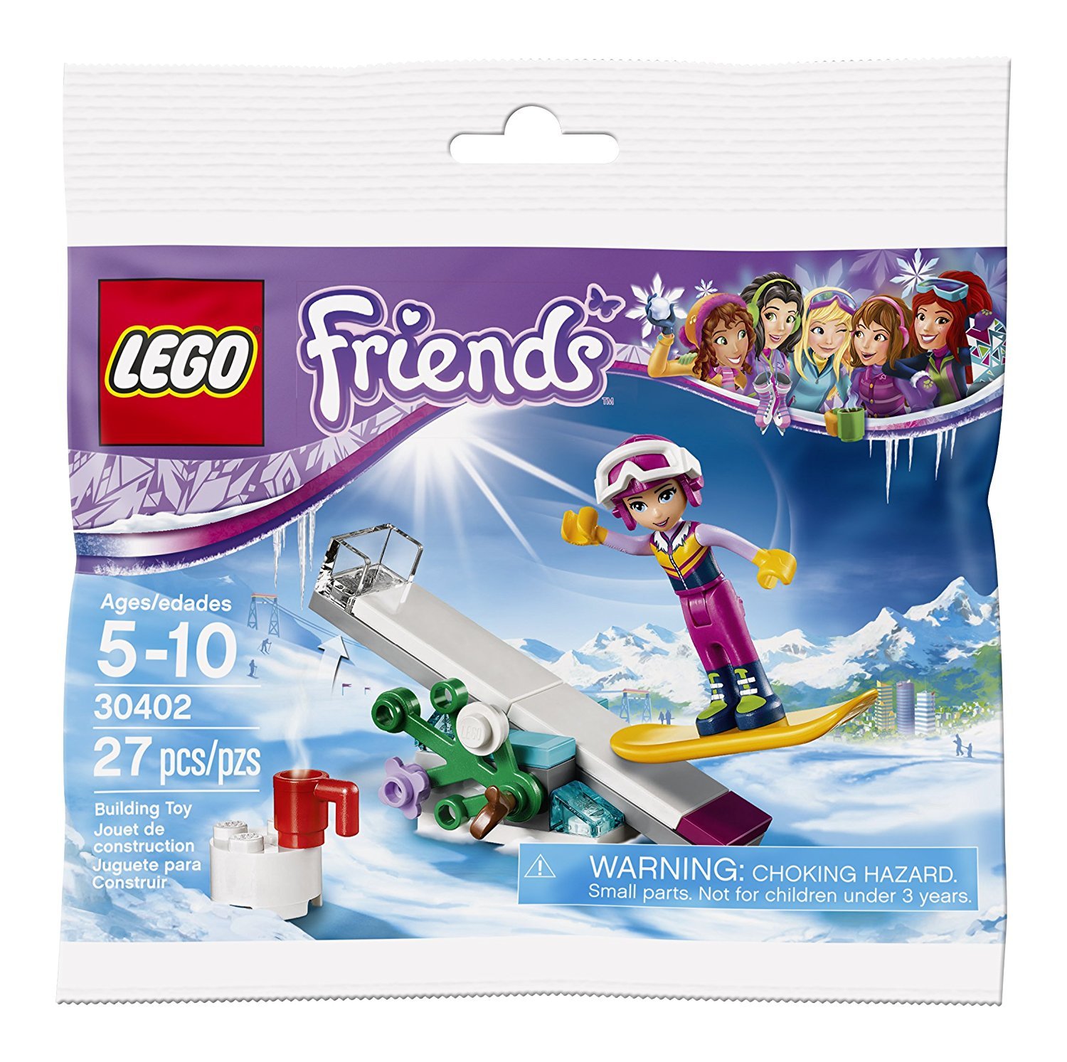 Конструктор Lego FRIENDS 30402 Snowboard Tricks Polybag (упаковка), фото №1