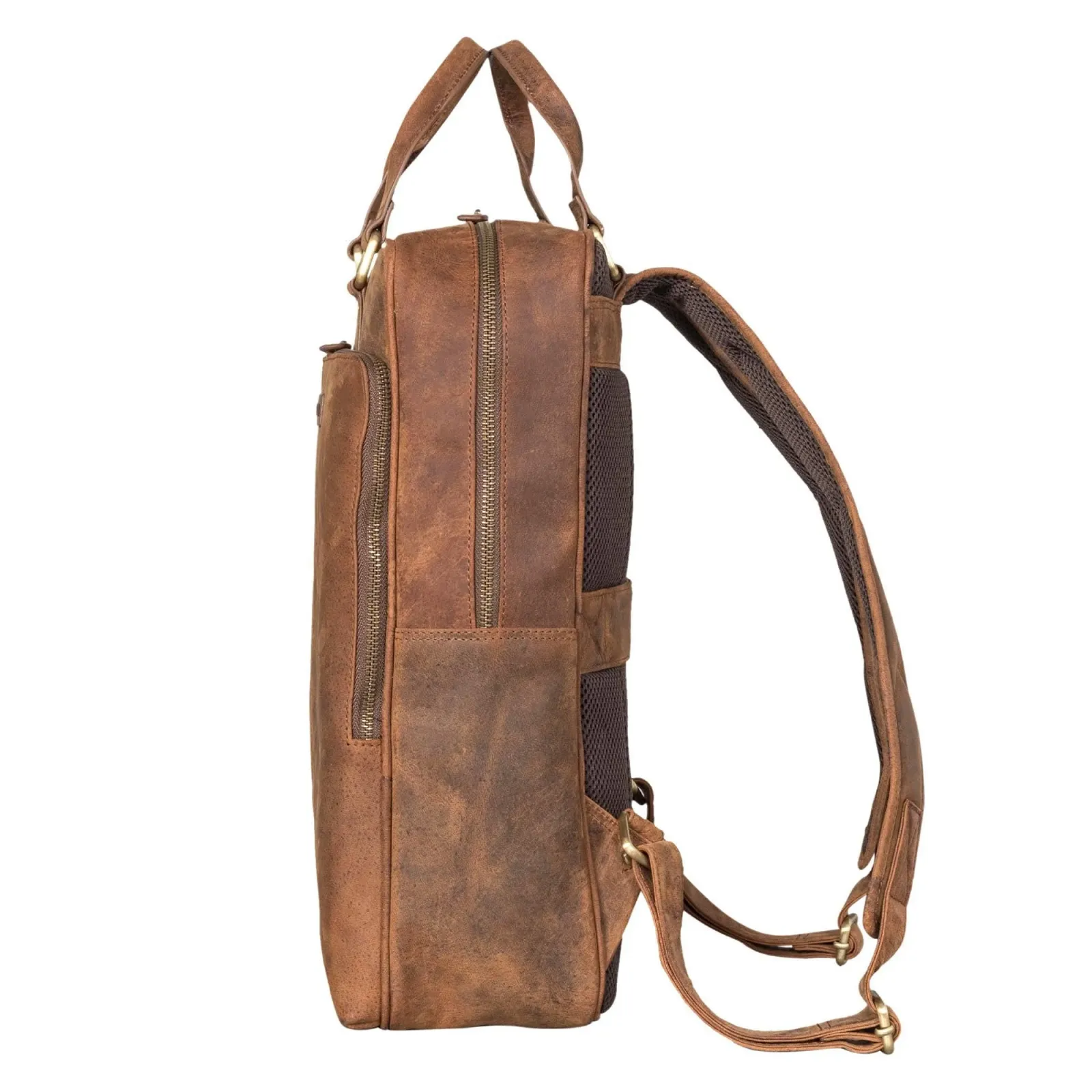 Рюкзак для ноутбука STILORD Ingo 15.6" Кожаный Avani - Brown, фото №6