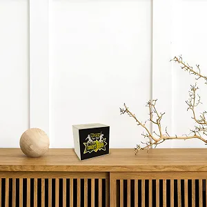 Скарбничка дерев'яна для квитків на концерти з мотивом танцюриста Black synthetic.ua - Фото 1