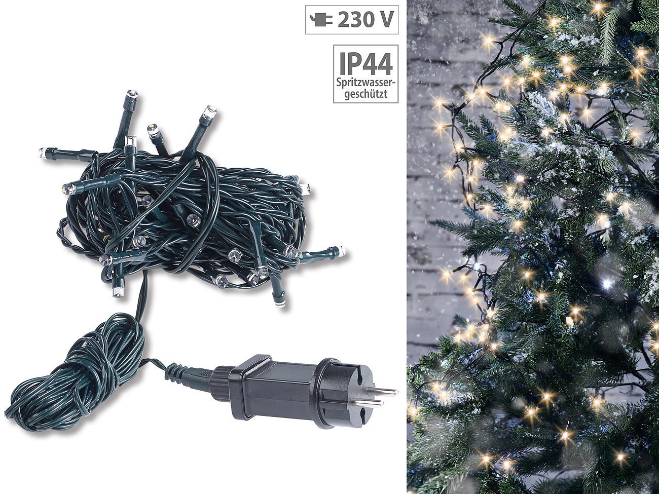 Гірлянда Lunartec LED 40 LED теплий білий 4 м, фото №3