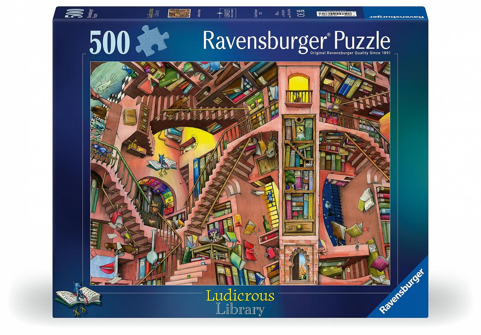 Пазл Ravensburger Ludicrous Libray 12000681 500 элементов, фото №2