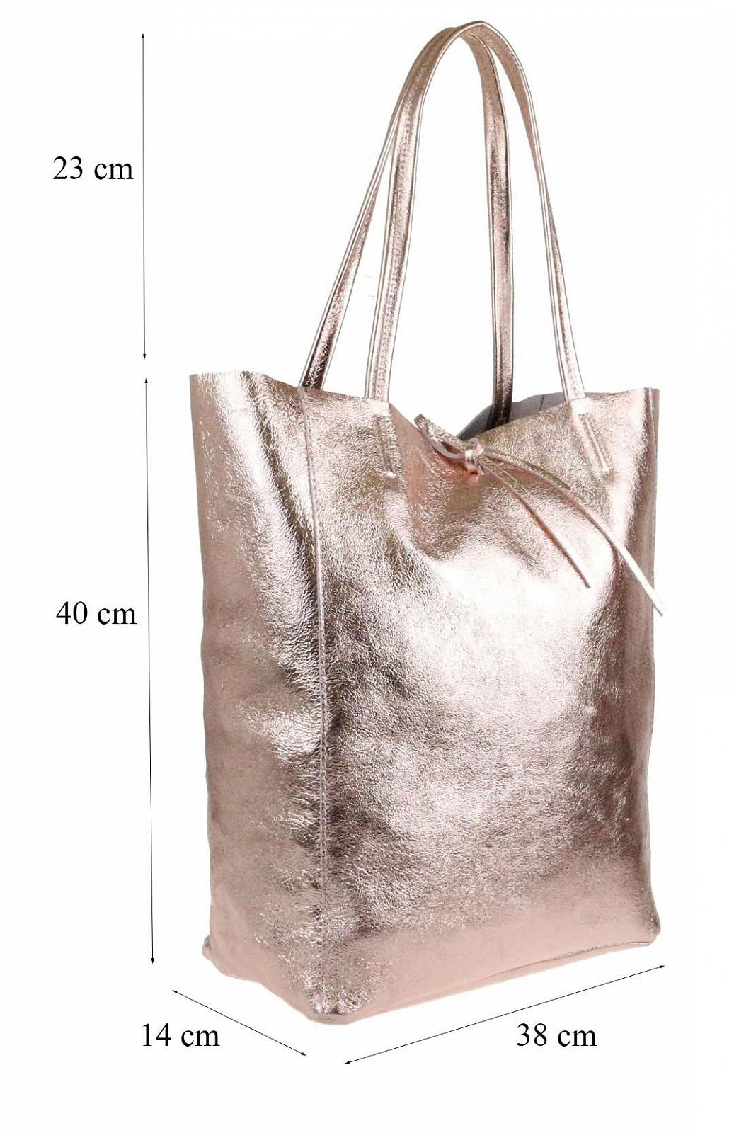 Женская сумка с открытым верхом из натуральной кожи Girly Handbags, фото №2